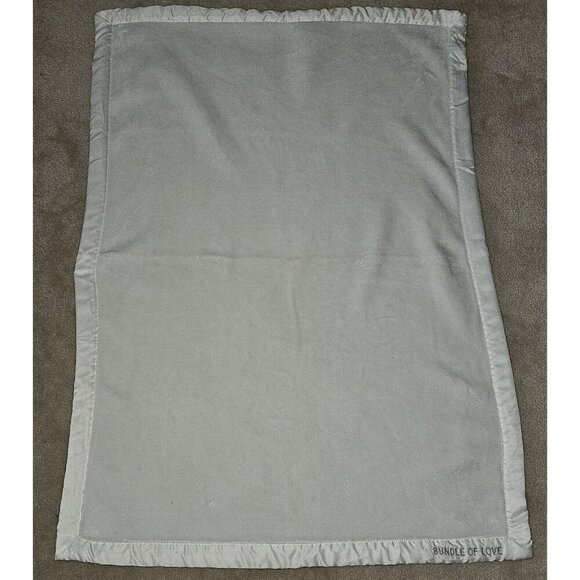 Carter's Bundle of Love White Fleece Baby Blanket Satin Trim 28x39 - Picture 4 of 7